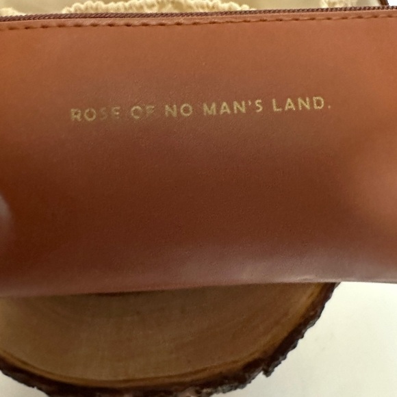 Brown Leather Toiletry Bag with Handle and Zipper - Picture 10 of 16